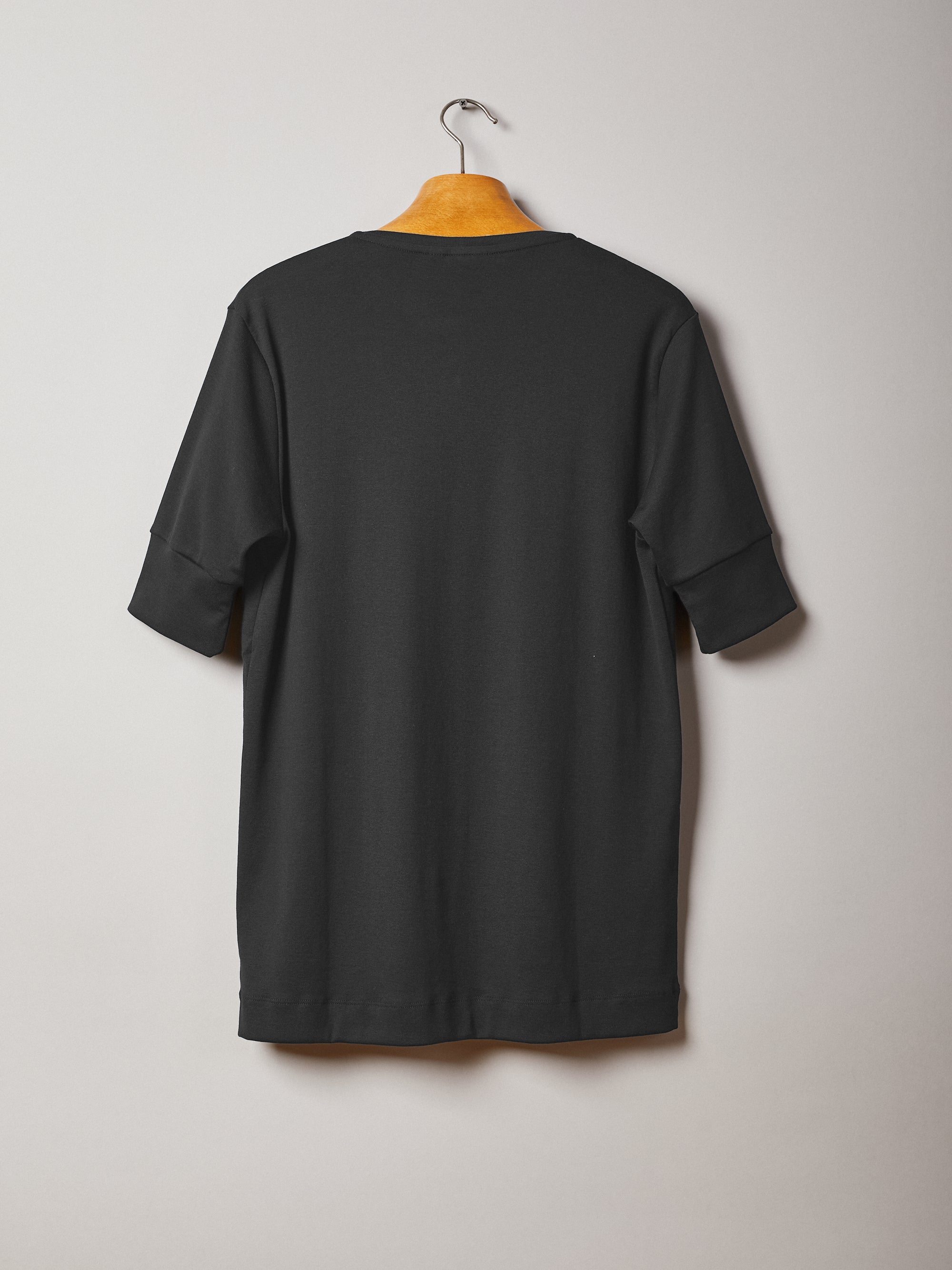 Victory Essentials VE Art SS Henley 200 Henleys Slate Black