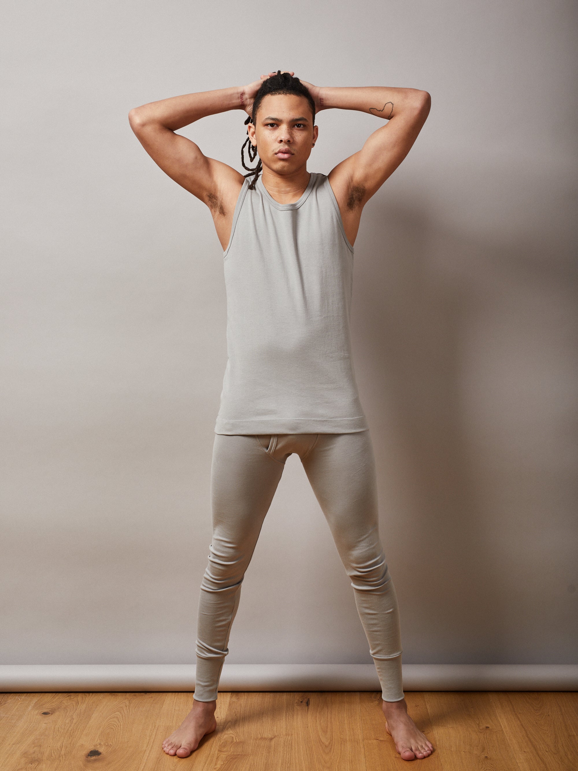 Victory Essentials VE Brody Singlet 200 (2-Pack) Singlets Grey