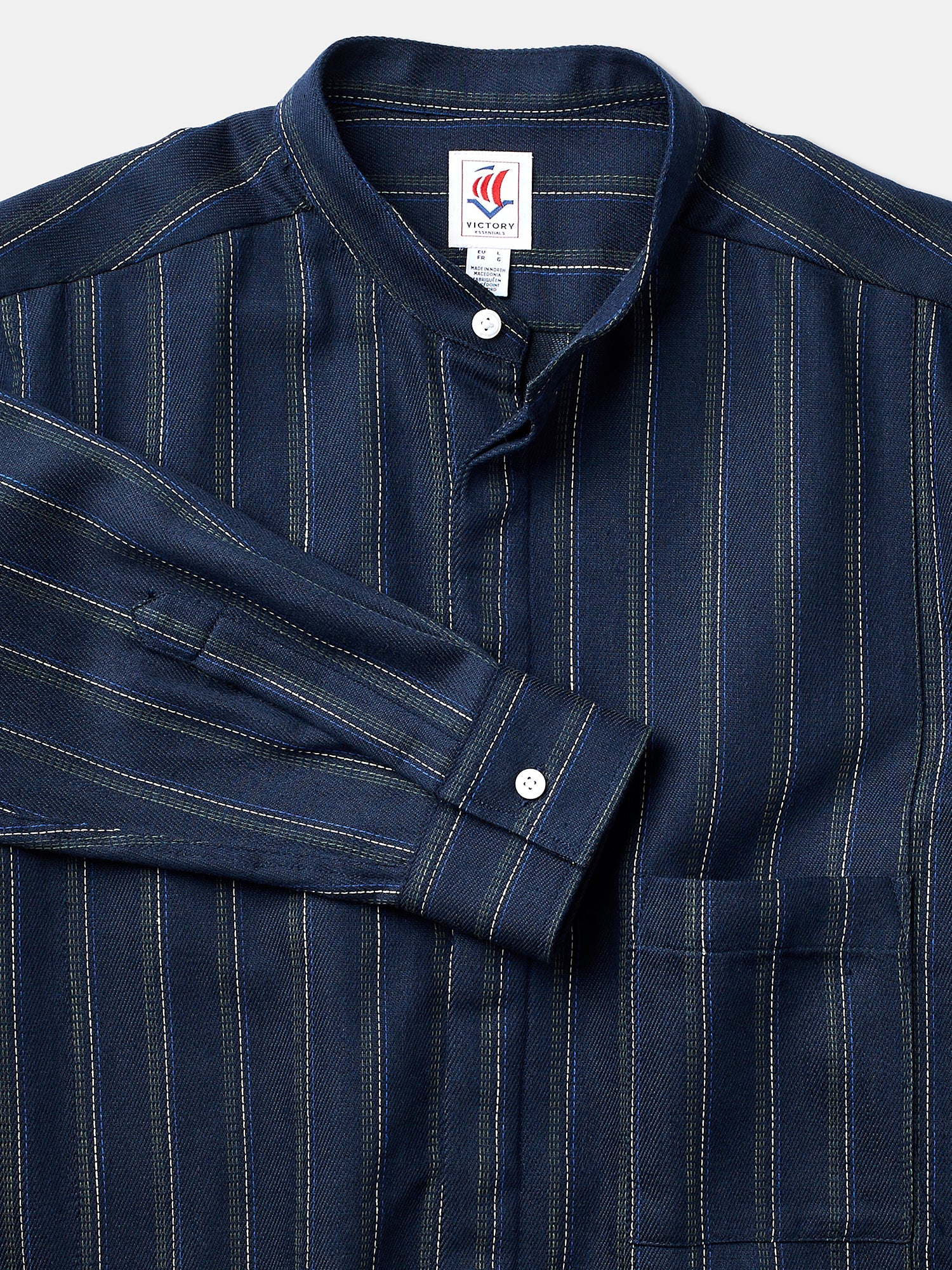 Victory Essentials VE CHARLOT SHIRT DS Shirts L/S Pin Stripe