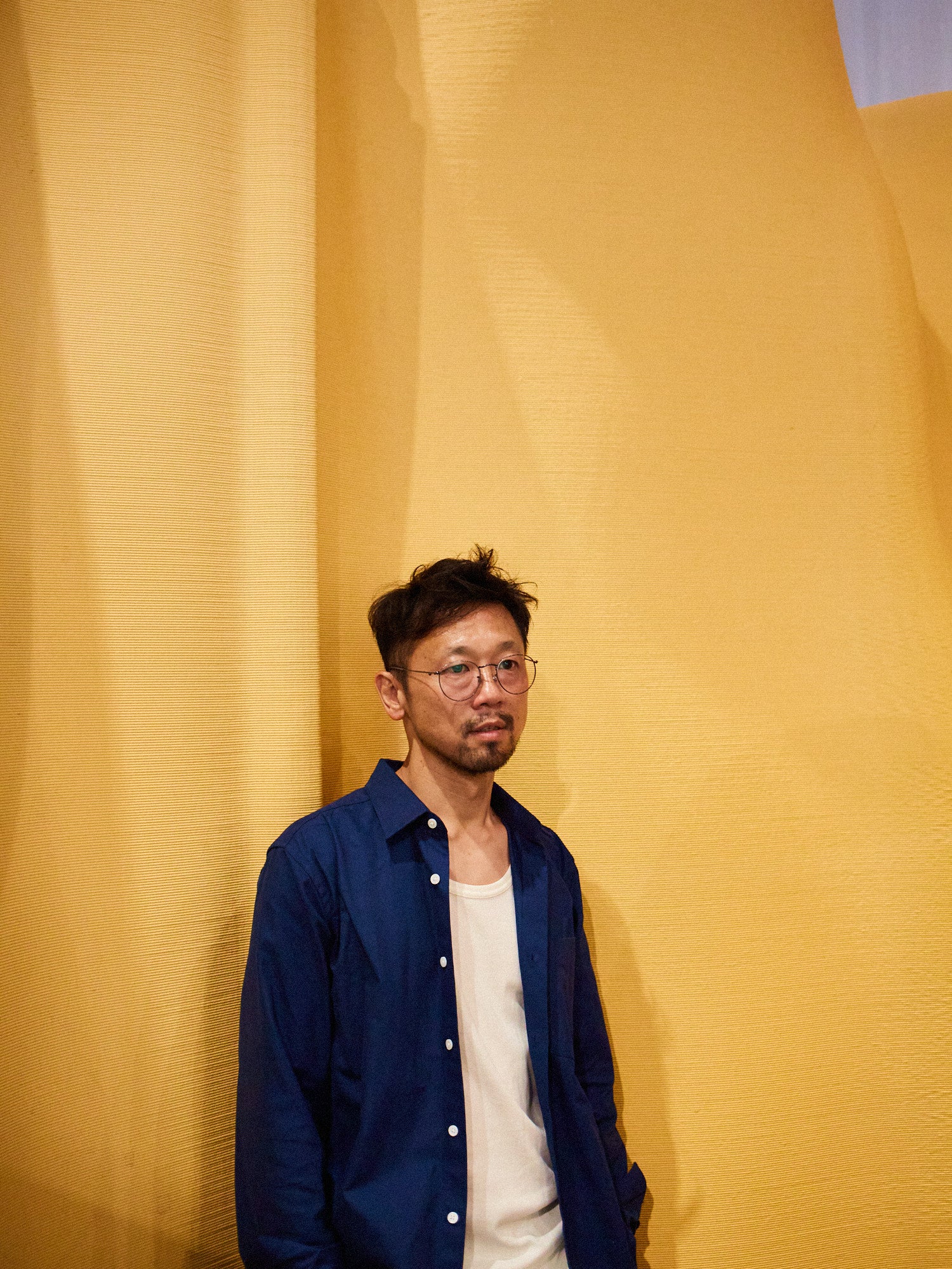 Victory Essentials VE CLEAN SHIRT DS Shirts L/S Dark Navy