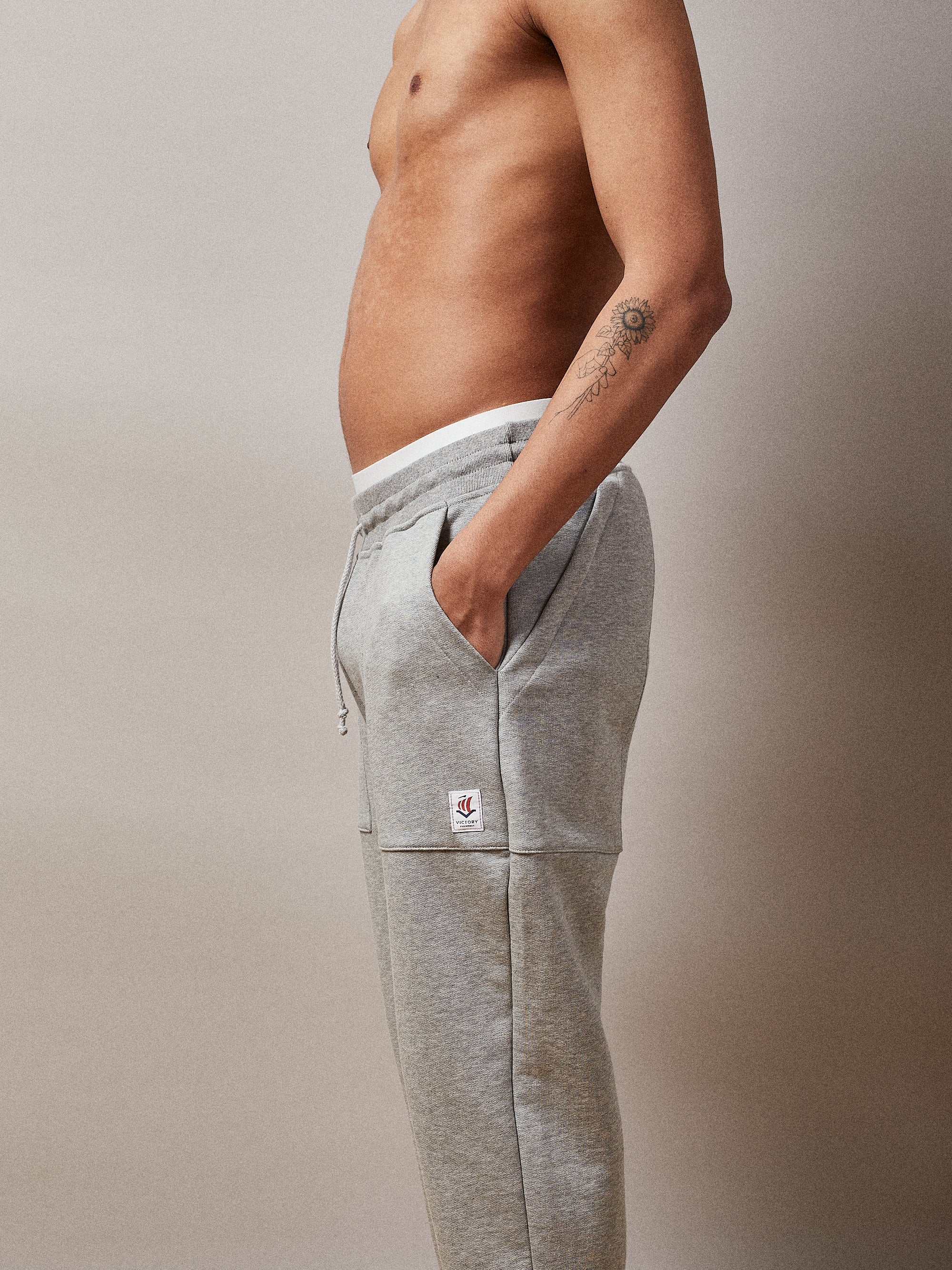 Victory Essentials VE Jackson Sweatpants 400 Sweatshirts Grey Melange