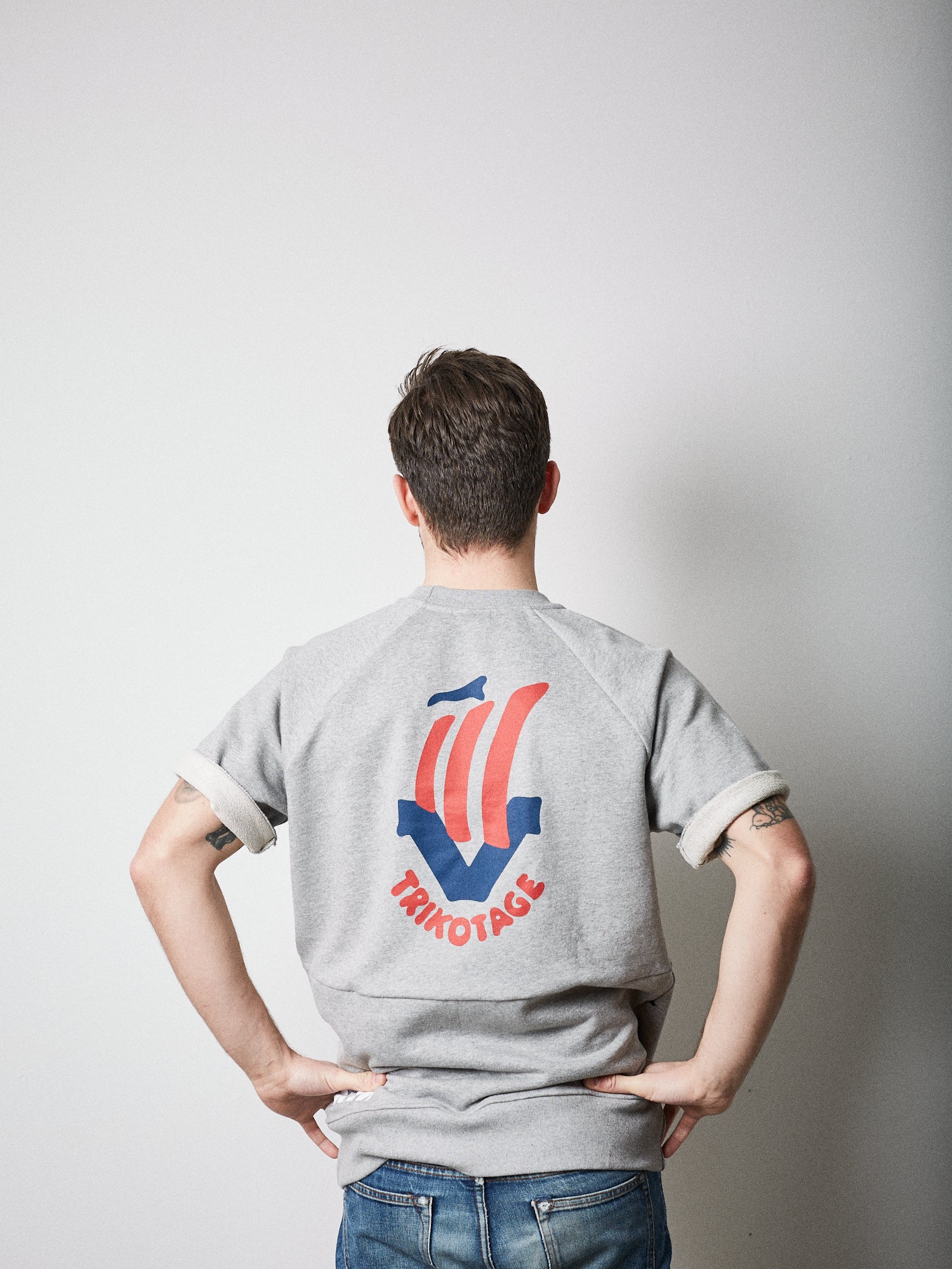 Victory Essentials VE Tripp X Storm SS Crew 400 Sweatshirts Grey Melange