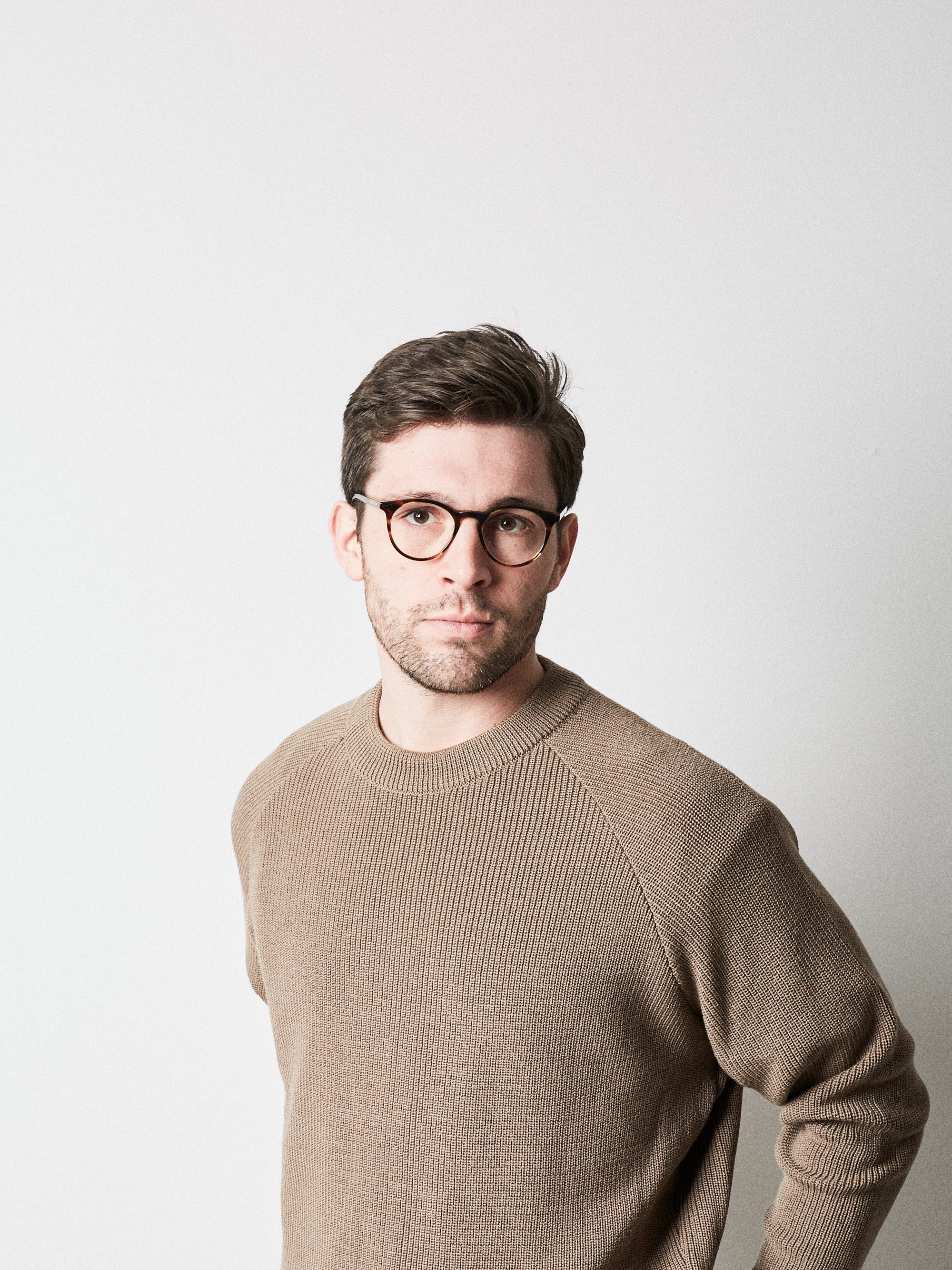 Victory Essentials VE Walden Crew Knit Knit Stone