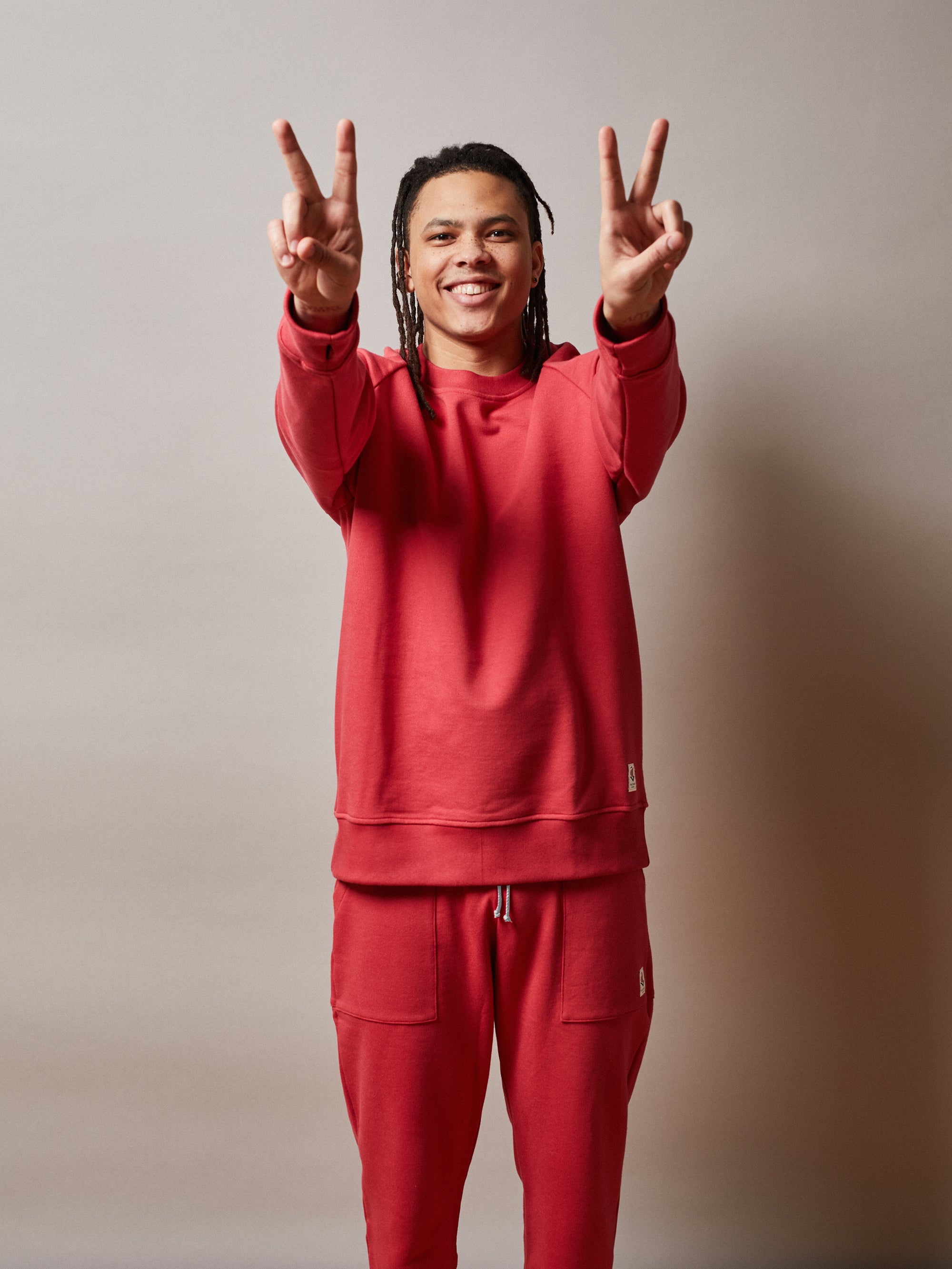 Victory Essentials VE Zayn Crew 400 Sweatshirts Vintage Red