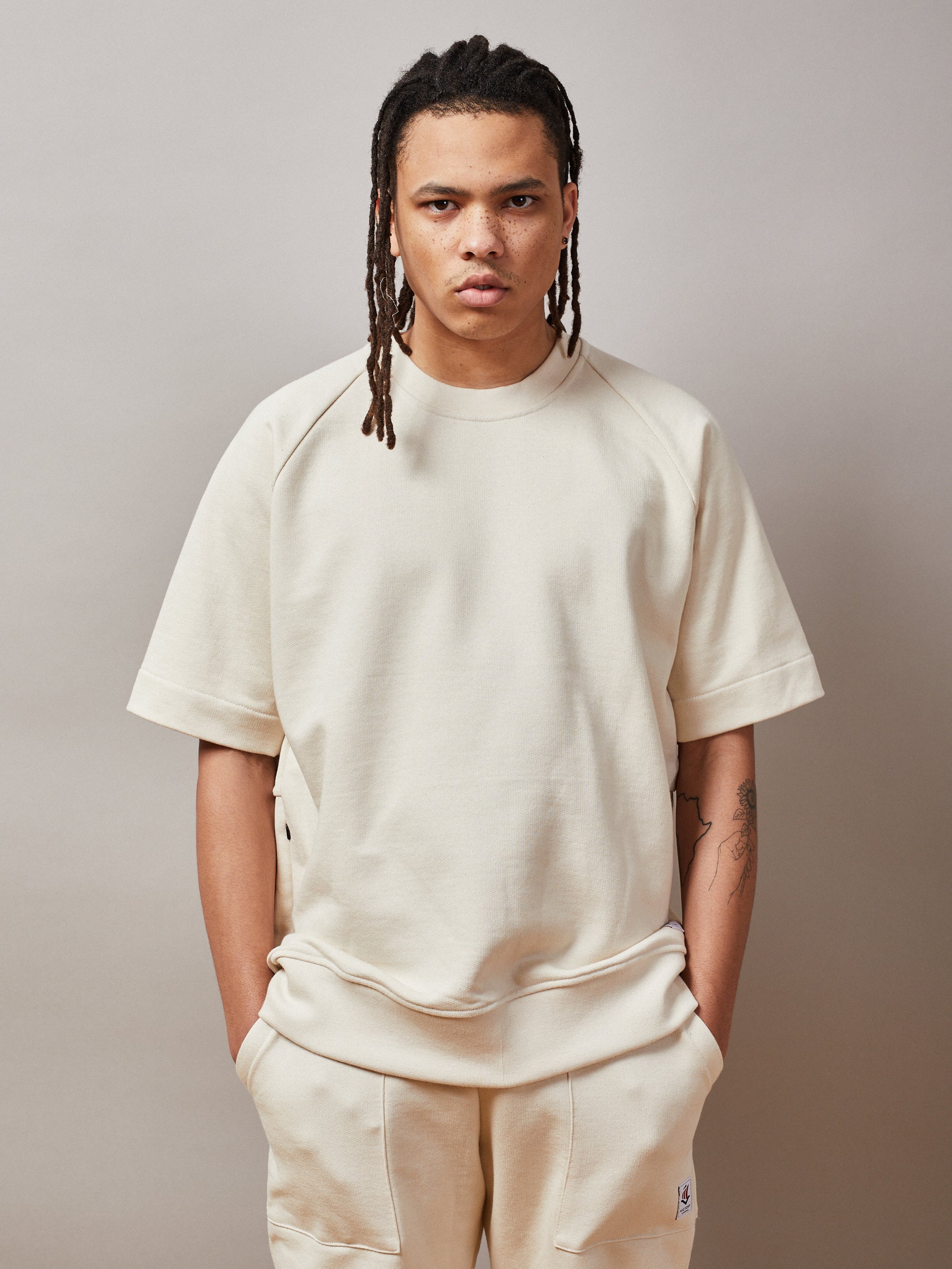 Victory Essentials VE skyler sweatshorts 400 Sweatshirts Natural