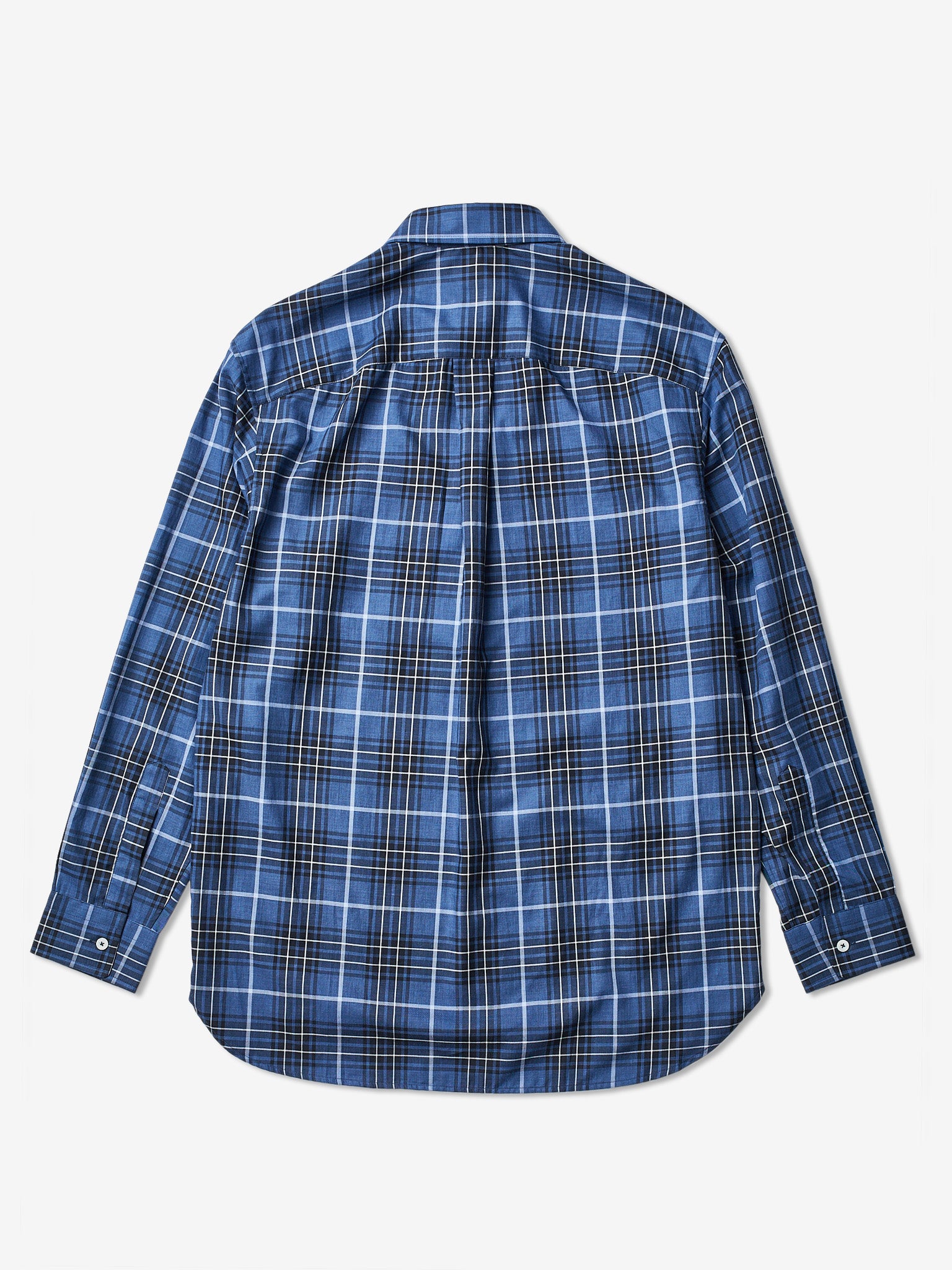 Victory Essentials Clean Shirt IT Shirts L/S Blue Check