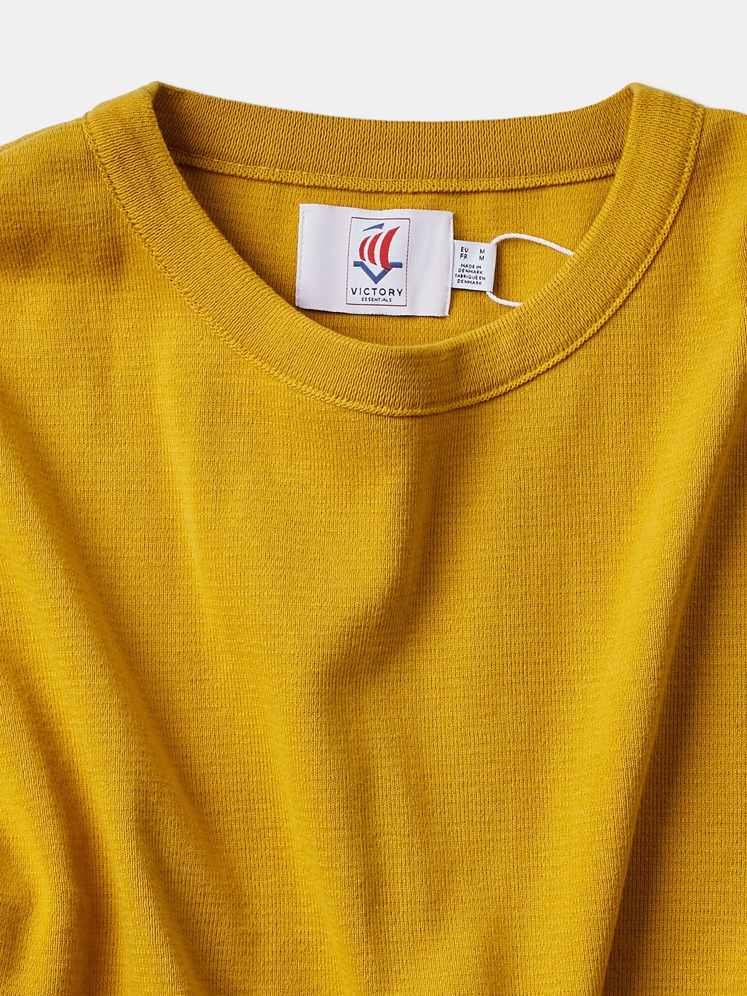 Victory Essentials VE Boxie SS Knit Knit Ochre