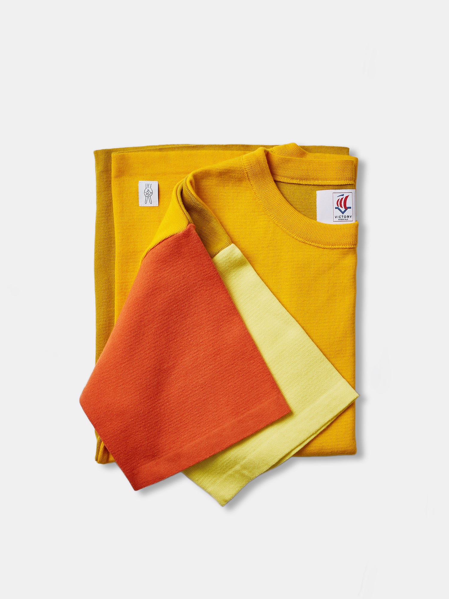 Victory Essentials VE Boxie SS Knit DS Knit Yellow