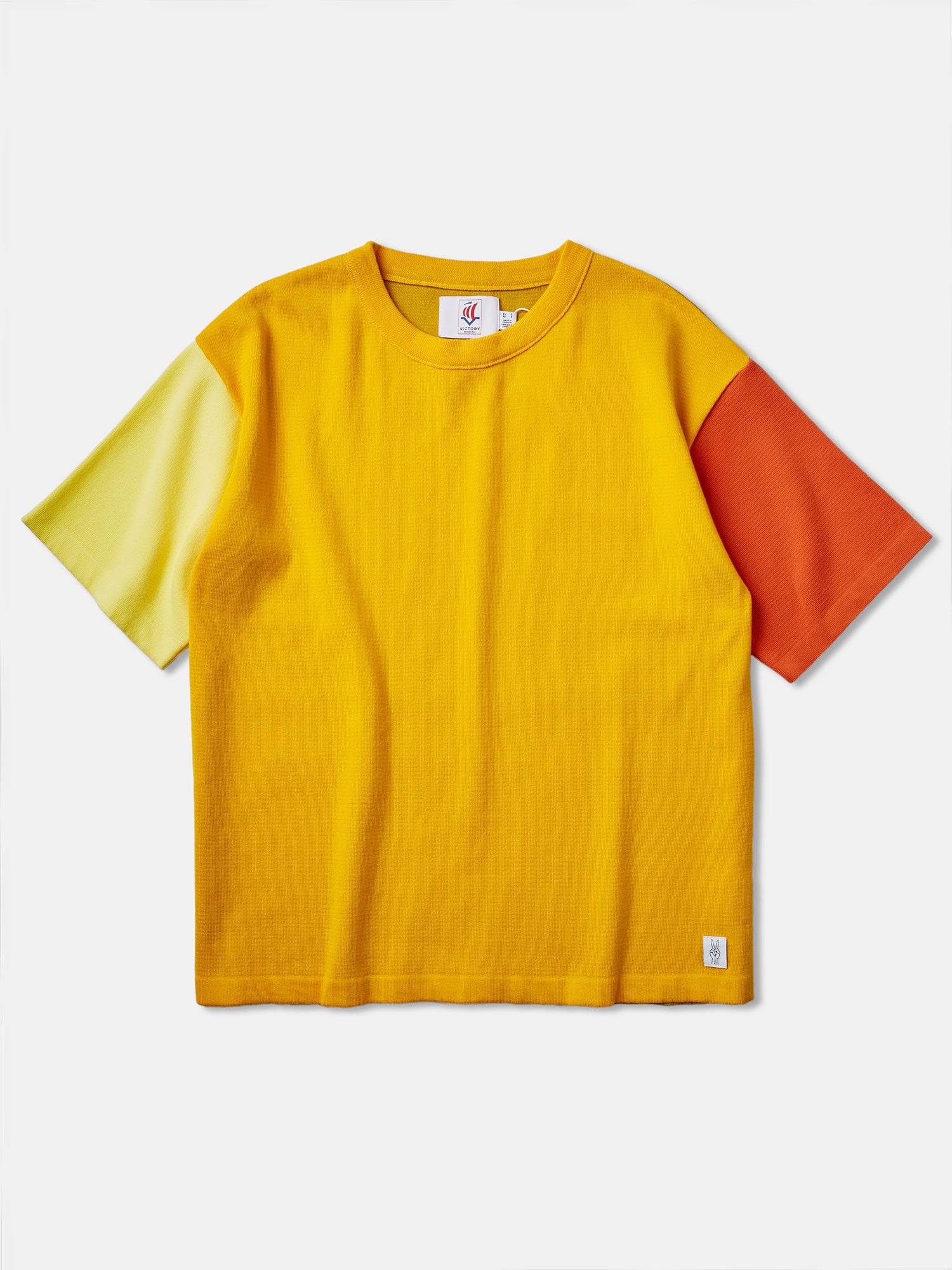 Victory Essentials VE Boxie SS Knit DS Knit Yellow