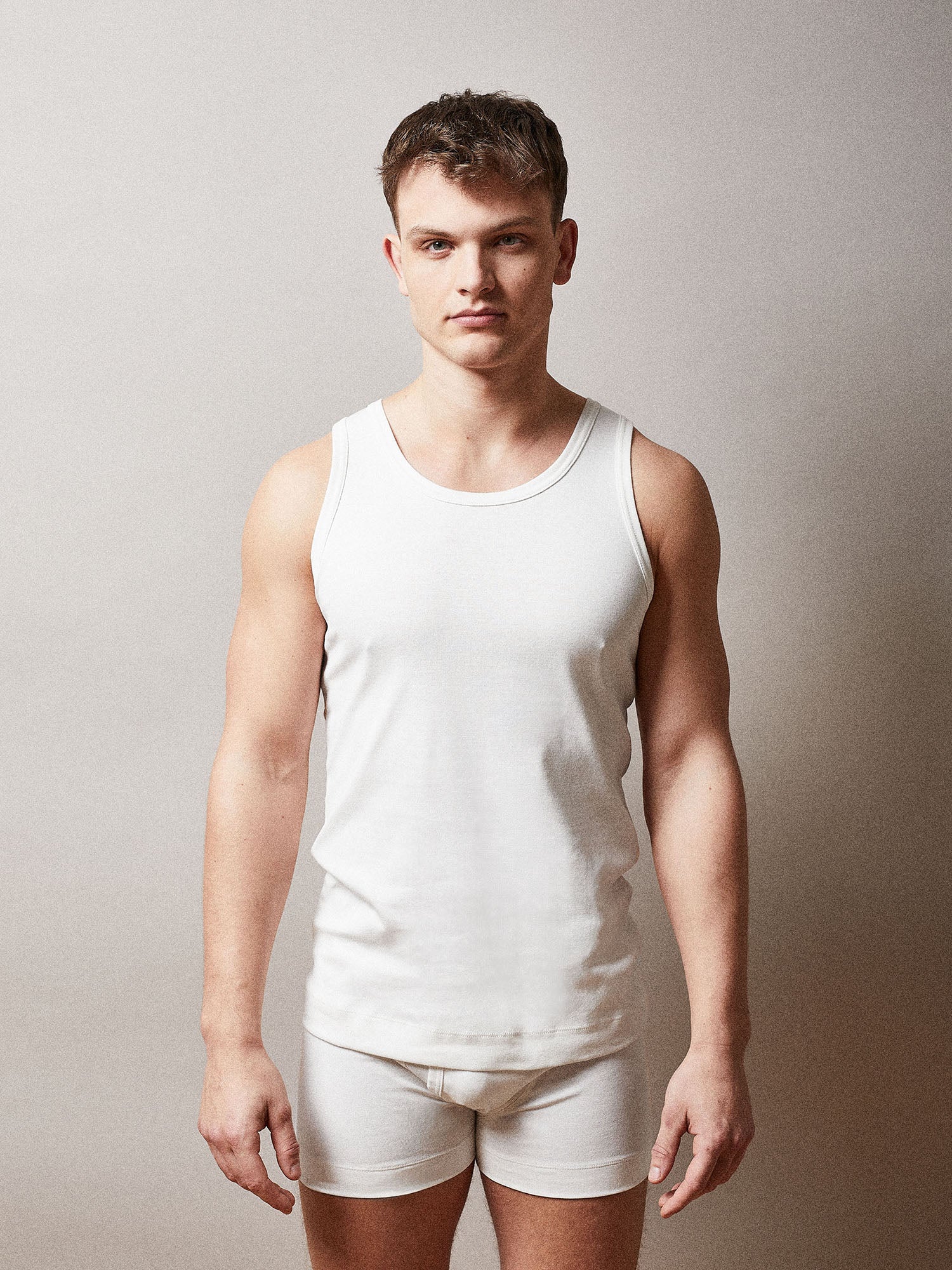 Victory Essentials VE Brody Singlet 200 (2-Pack) Singlets Off White