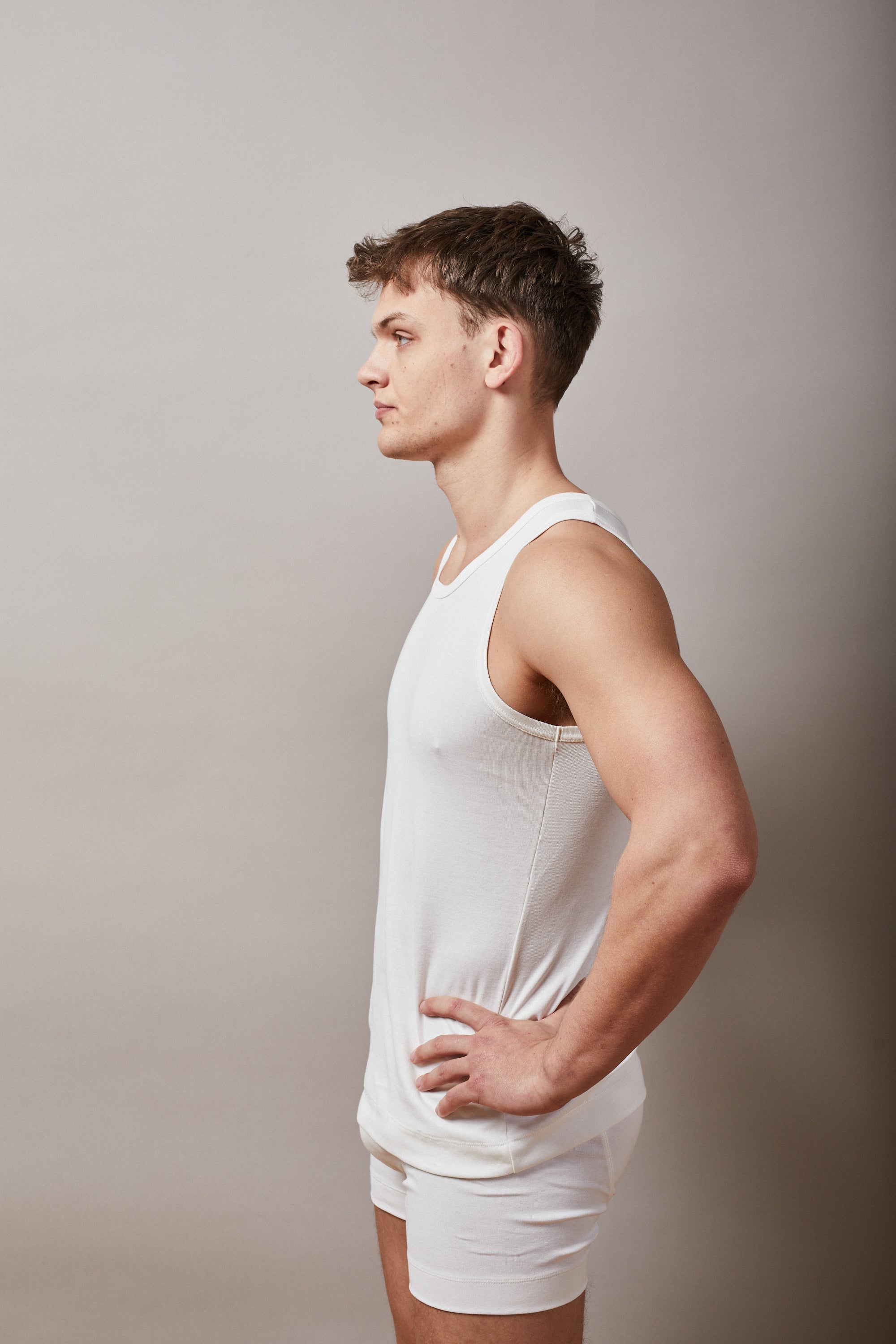 Victory Essentials VE Brody Singlet 200 (2-Pack) Singlets Off White