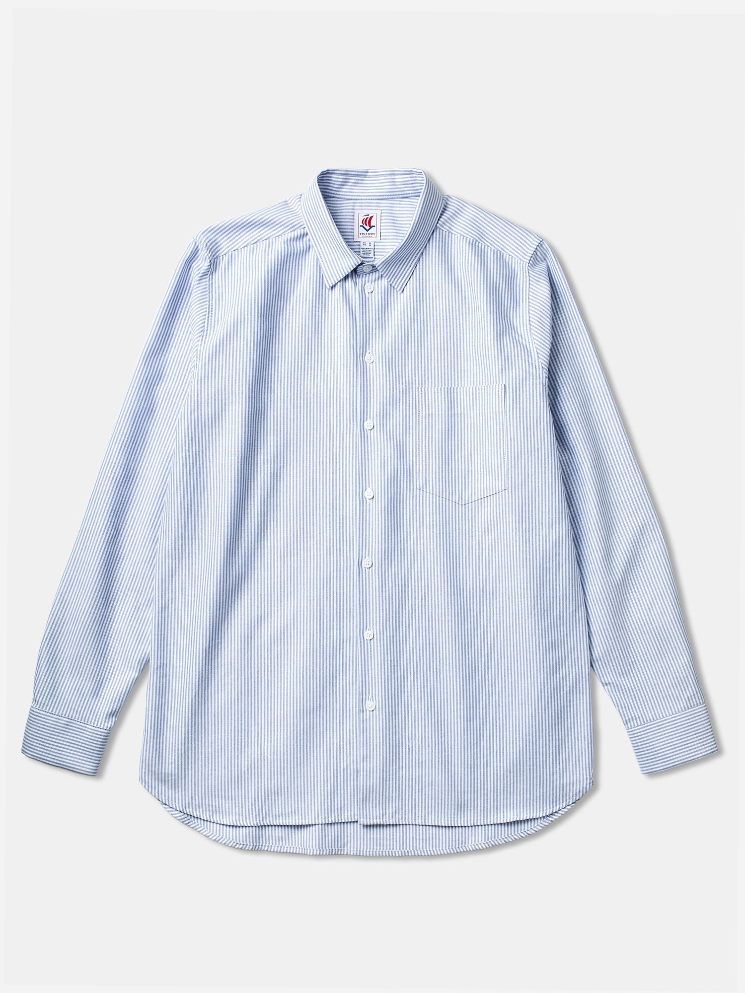 Victory Essentials VE CLEAN SHIRT Shirts L/S White Stripe