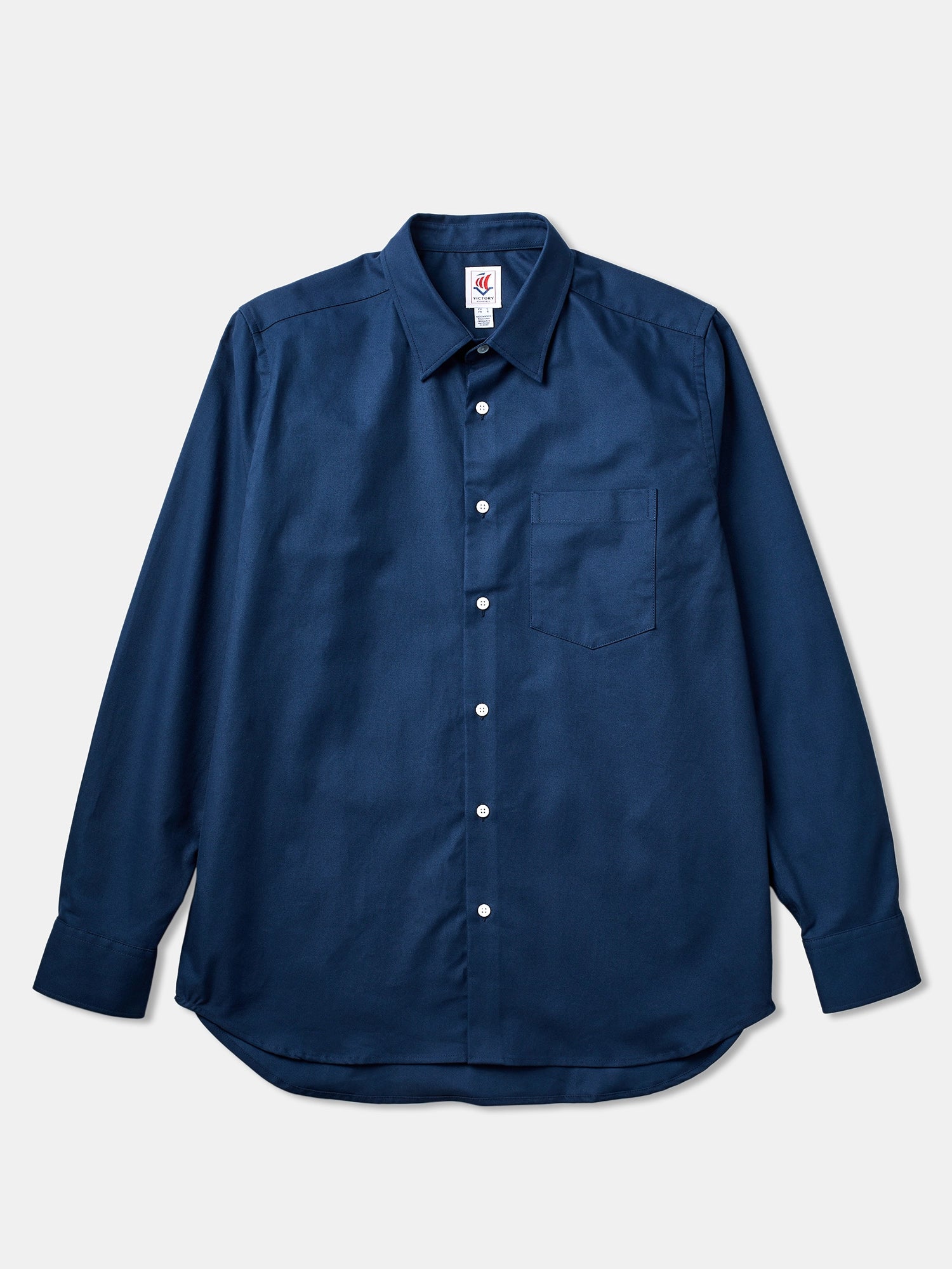 Victory Essentials VE CLEAN SHIRT DS Shirts L/S Dark Navy