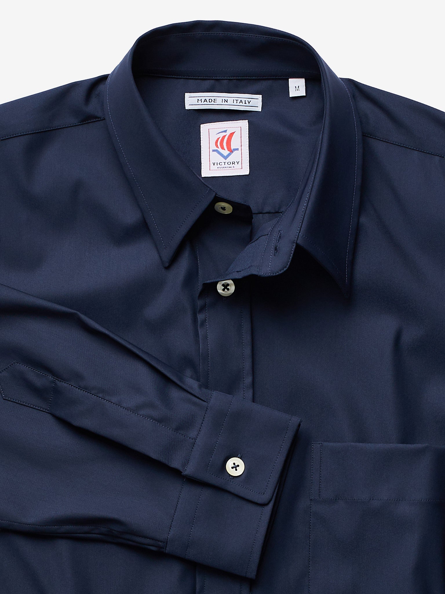 Victory Essentials VE Charles Shirt IT Shirts L/S Dark Navy