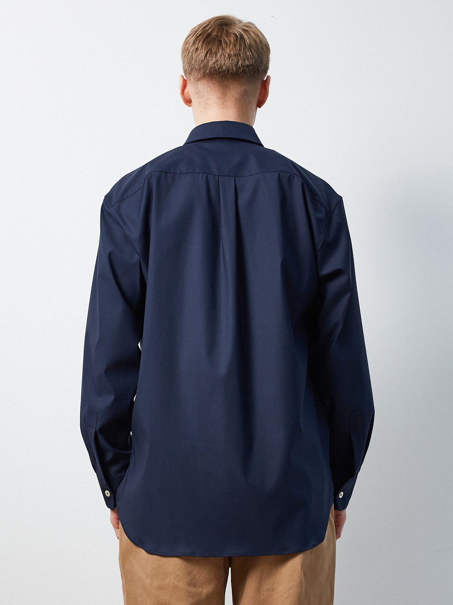 Victory Essentials VE Charles Shirt IT Shirts L/S Dark Navy