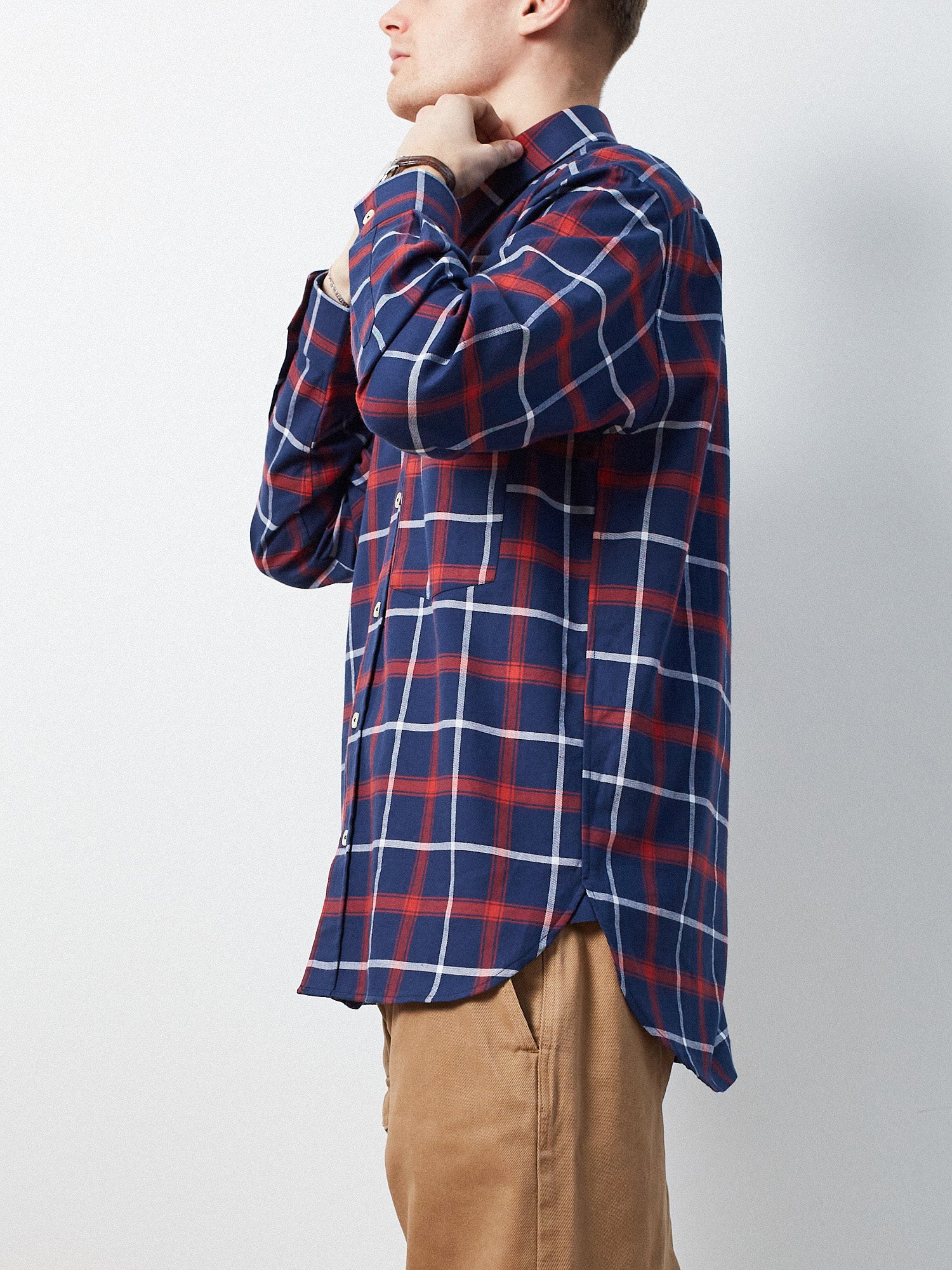 Victory Essentials VE Charles Shirt IT Shirts L/S Red Check