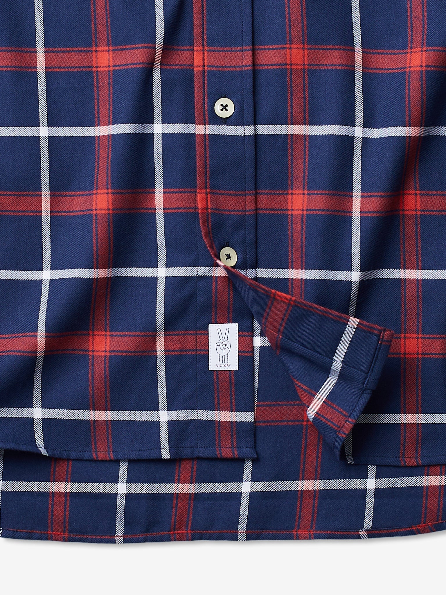 Victory Essentials VE Charles Shirt IT Shirts L/S Red Check