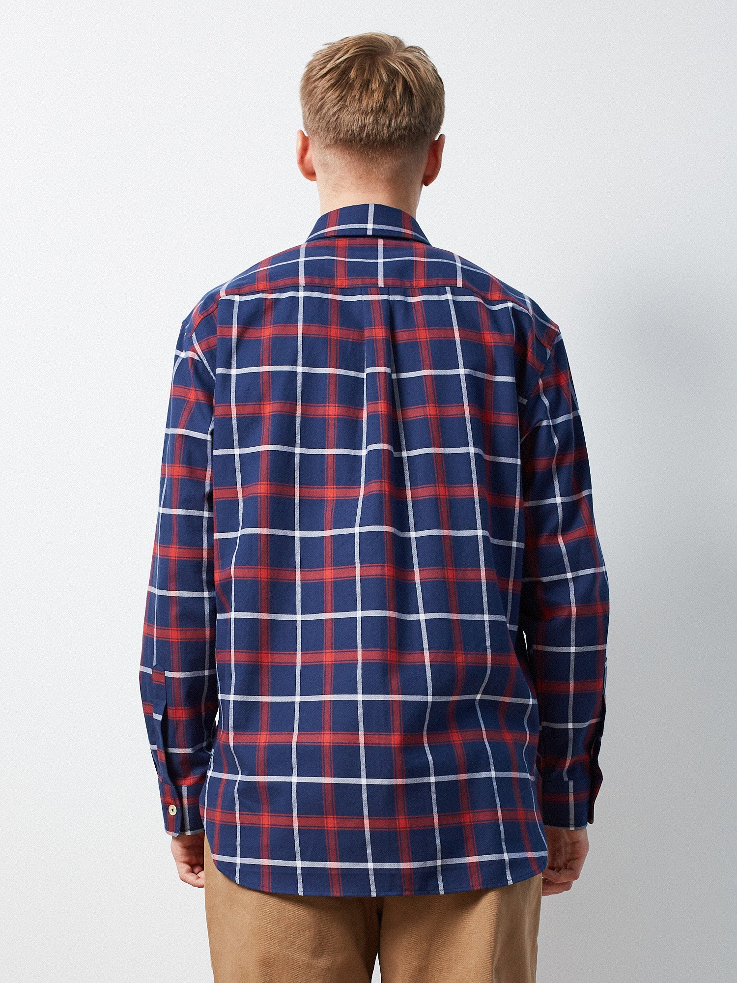 Victory Essentials VE Charles Shirt IT Shirts L/S Red Check