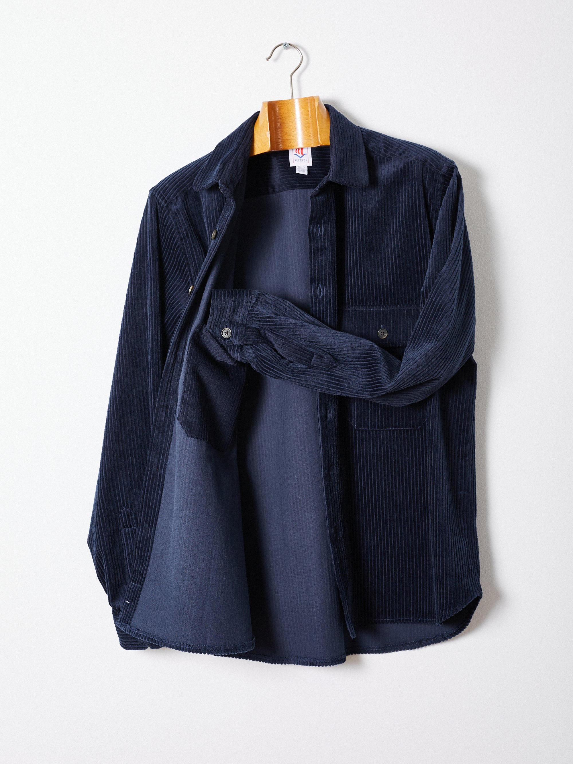 Victory Essentials VE Chuck Overshirt Shirts L/S Dark Navy