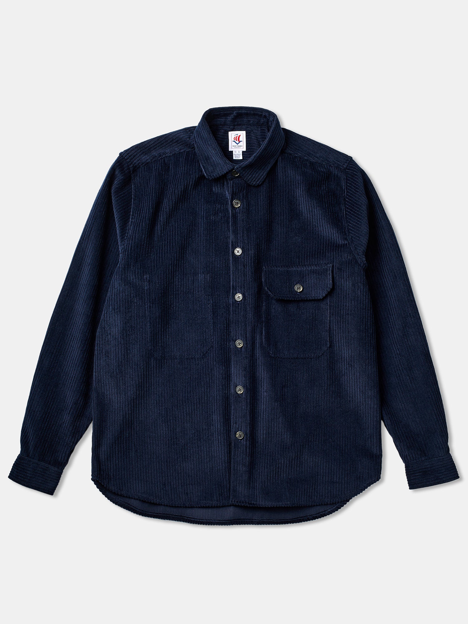 Victory Essentials VE Chuck Overshirt Shirts L/S Dark Navy