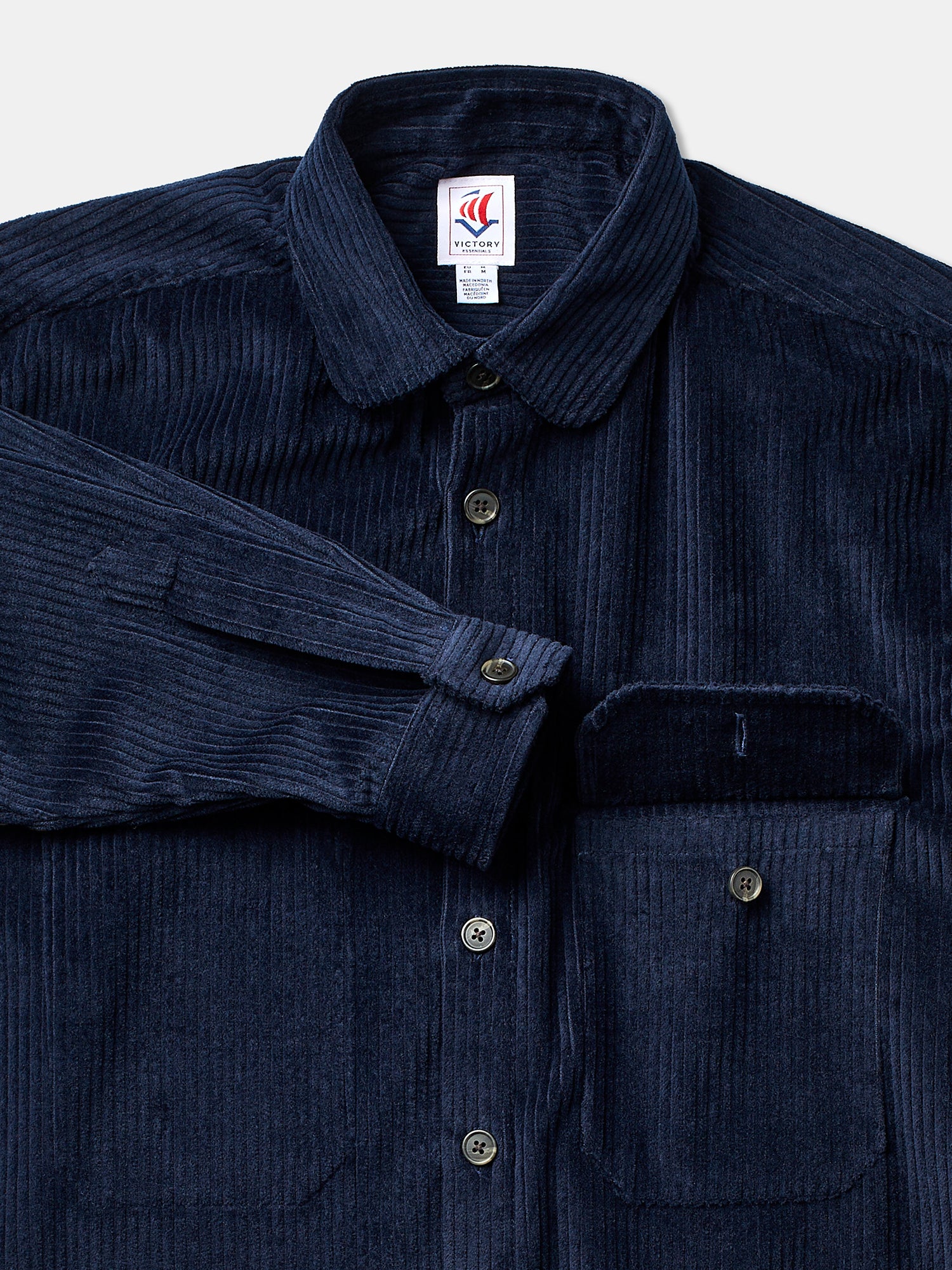 Victory Essentials VE Chuck Overshirt Shirts L/S Dark Navy