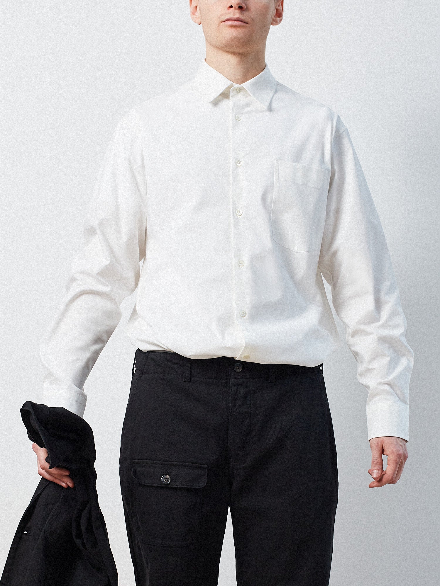 Victory Essentials VE Clean Shirt IT Shirts L/S Off White