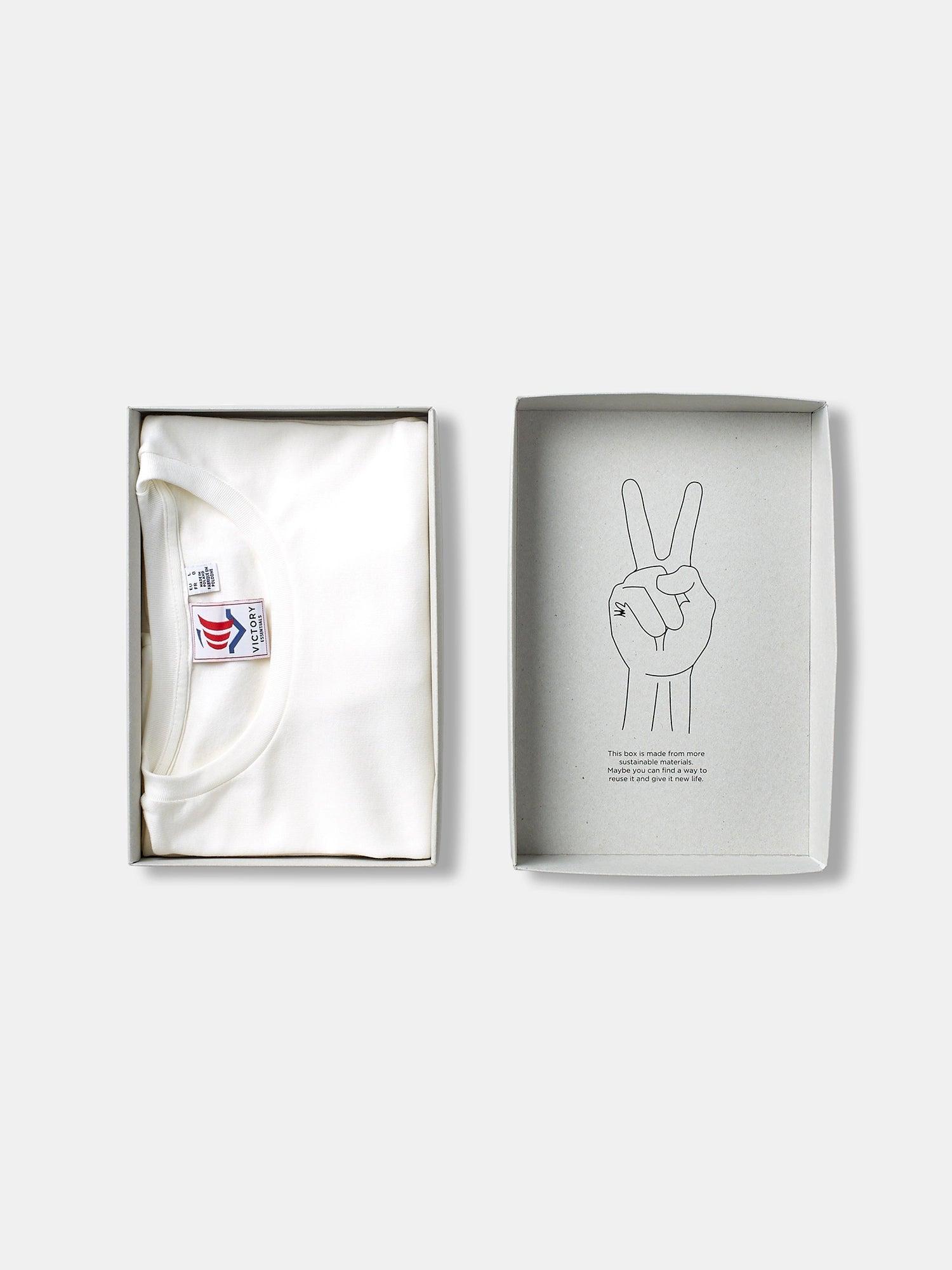 Victory Essentials VE Dylan TS Tee 200 T-Shirts Off White