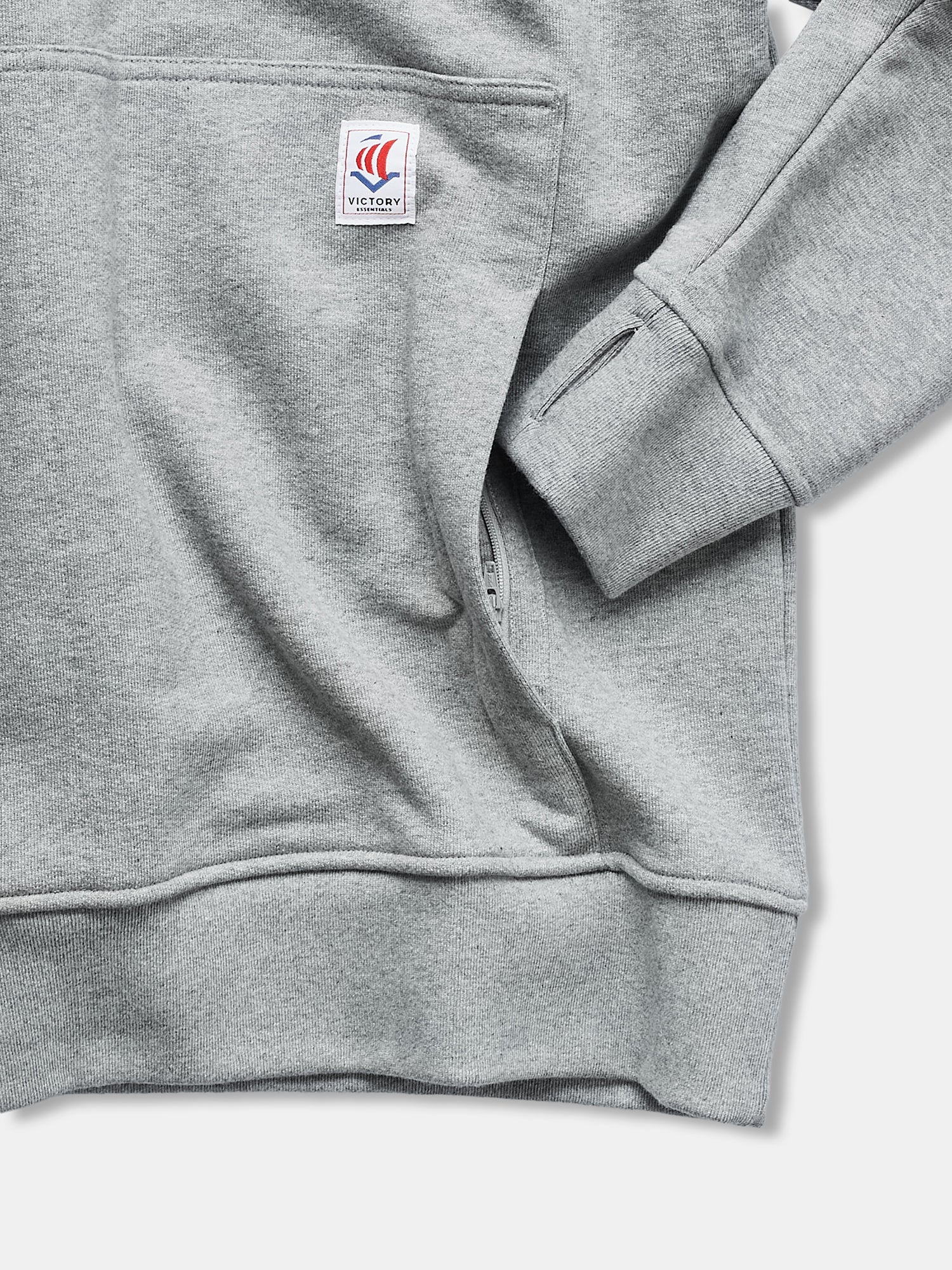 Victory Essentials VE Kingsley Hoodie 400 Sweatshirts Grey Melange