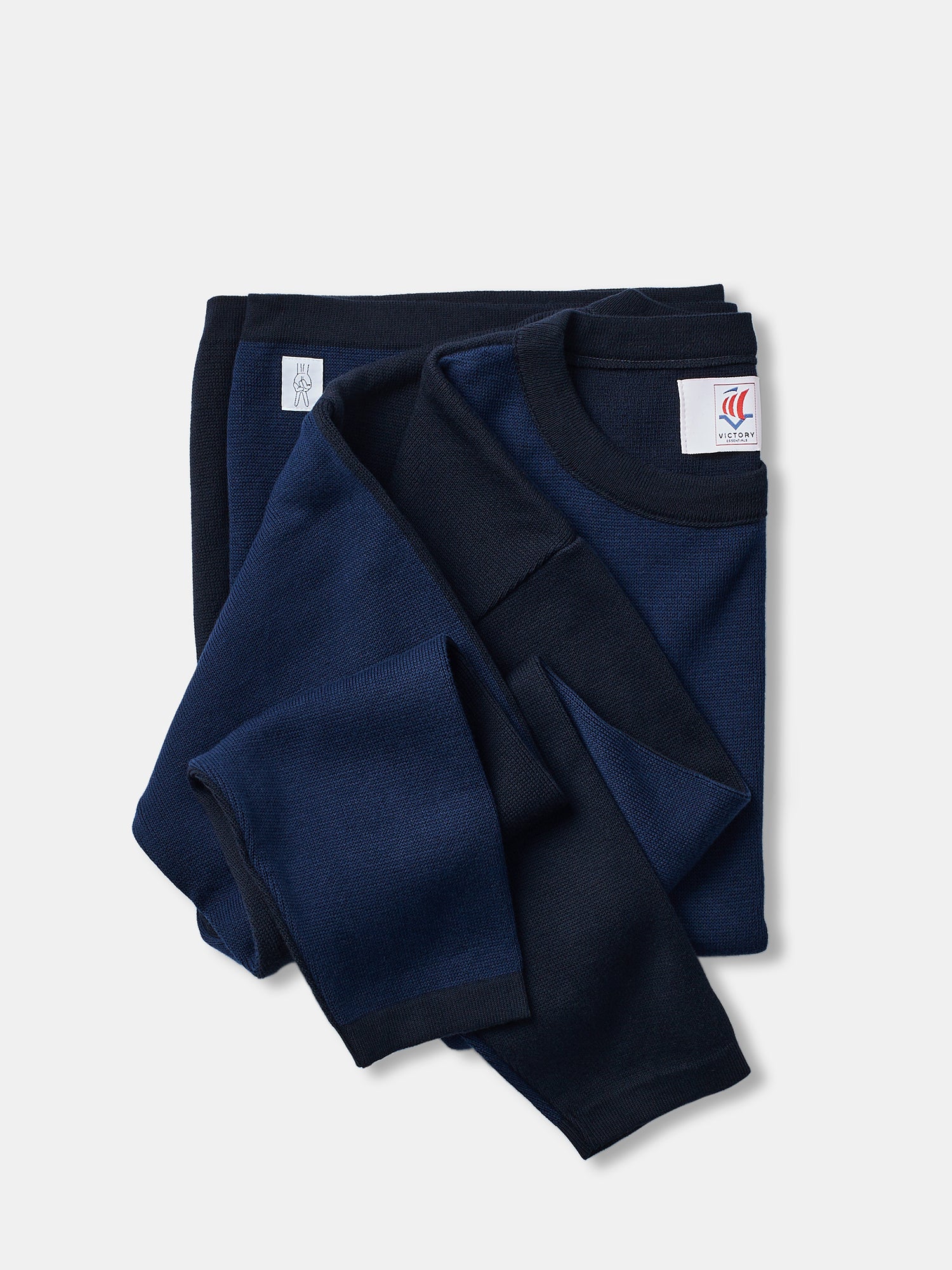 Victory Essentials VE Russel Knit DS Knit Dark Blue