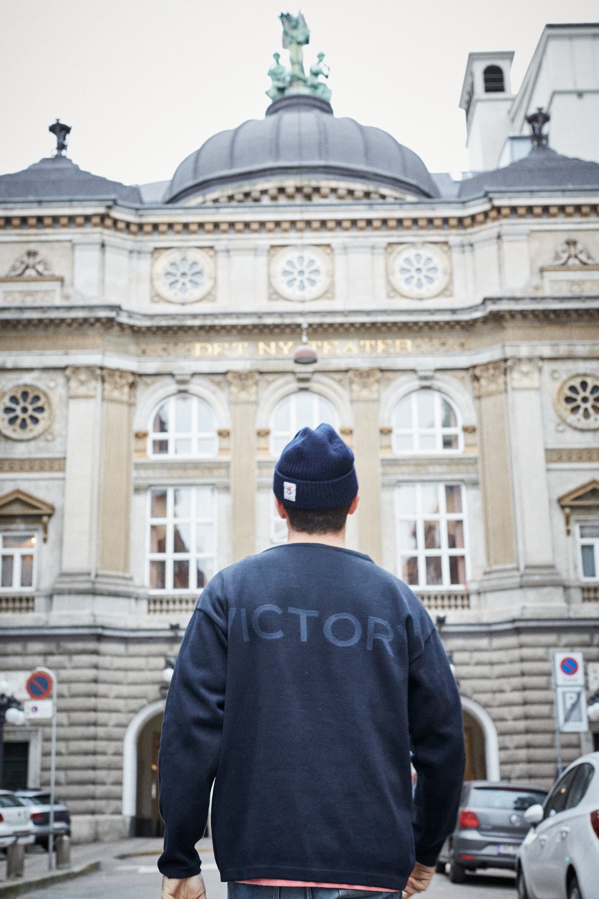 Victory Essentials VE Russel Knit DS Knit Dark Blue