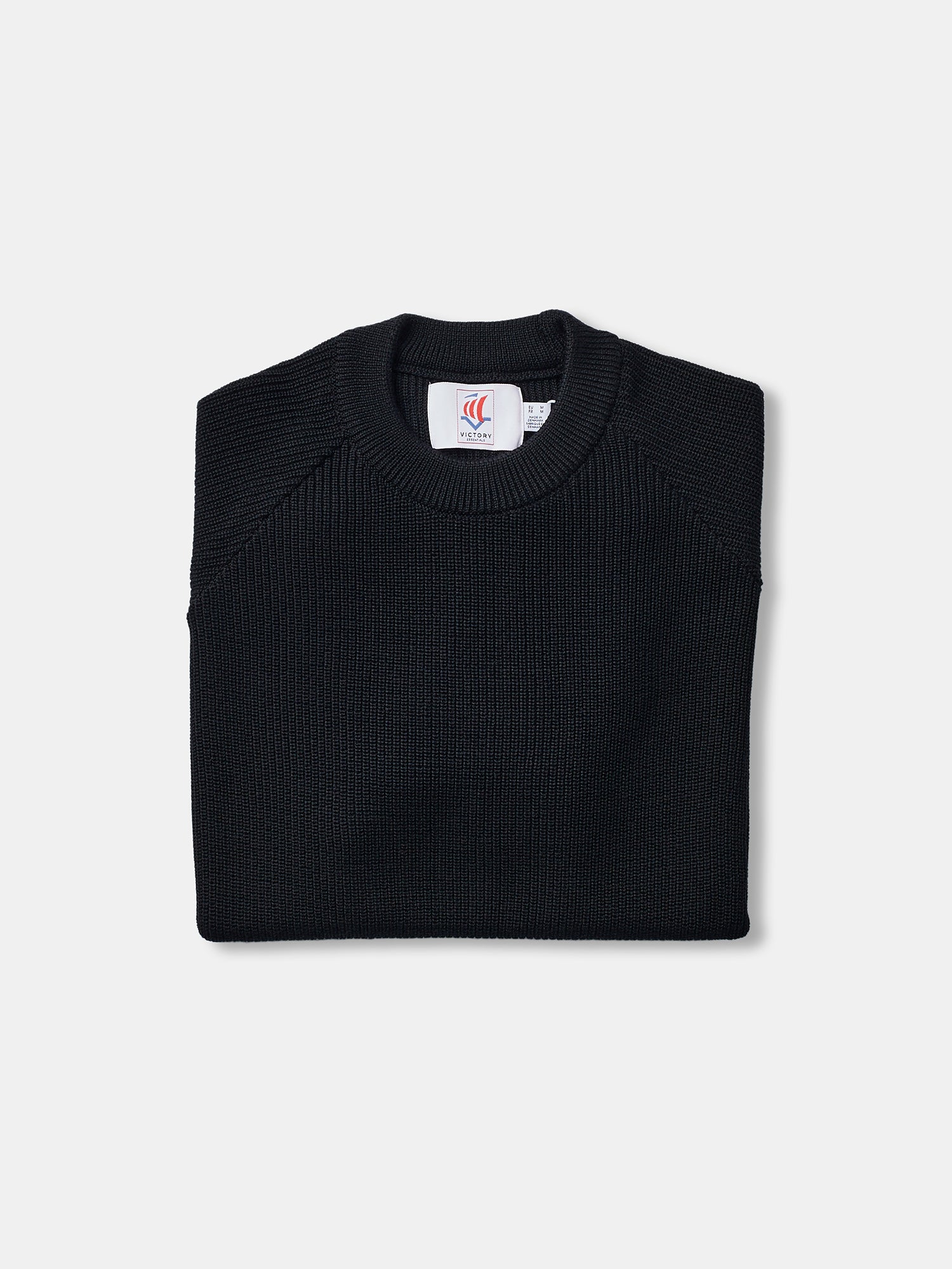 Victory Essentials VE Walden Crew Knit Knit Black