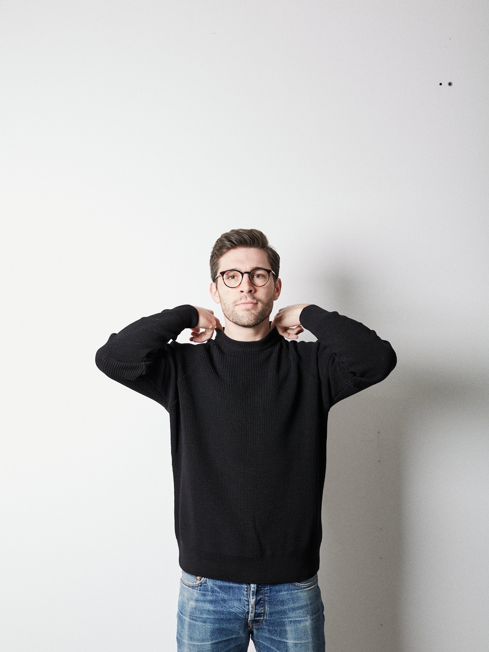 Victory Essentials VE Walden Crew Knit Knit Black