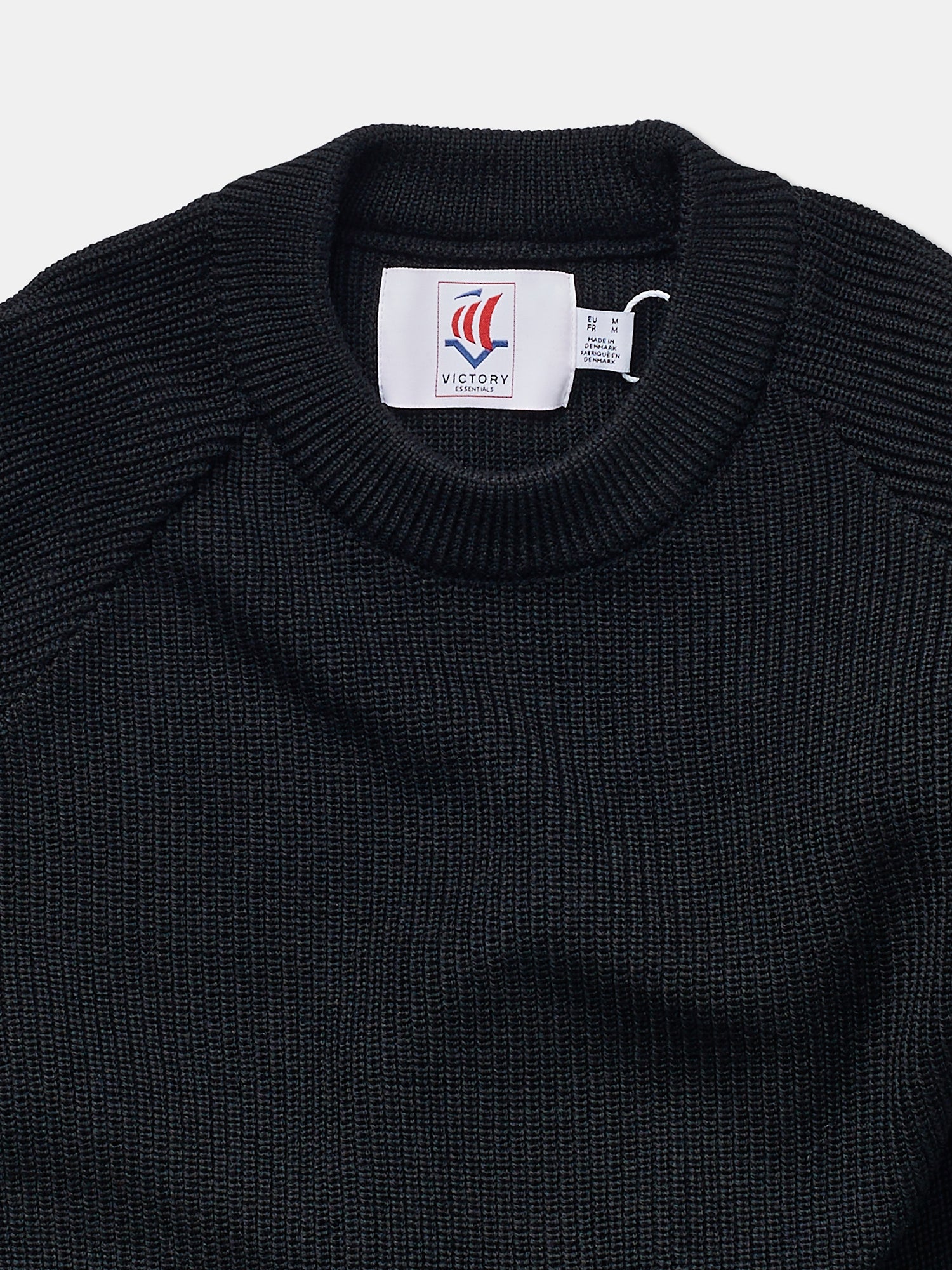 Victory Essentials VE Walden Crew Knit Knit Black