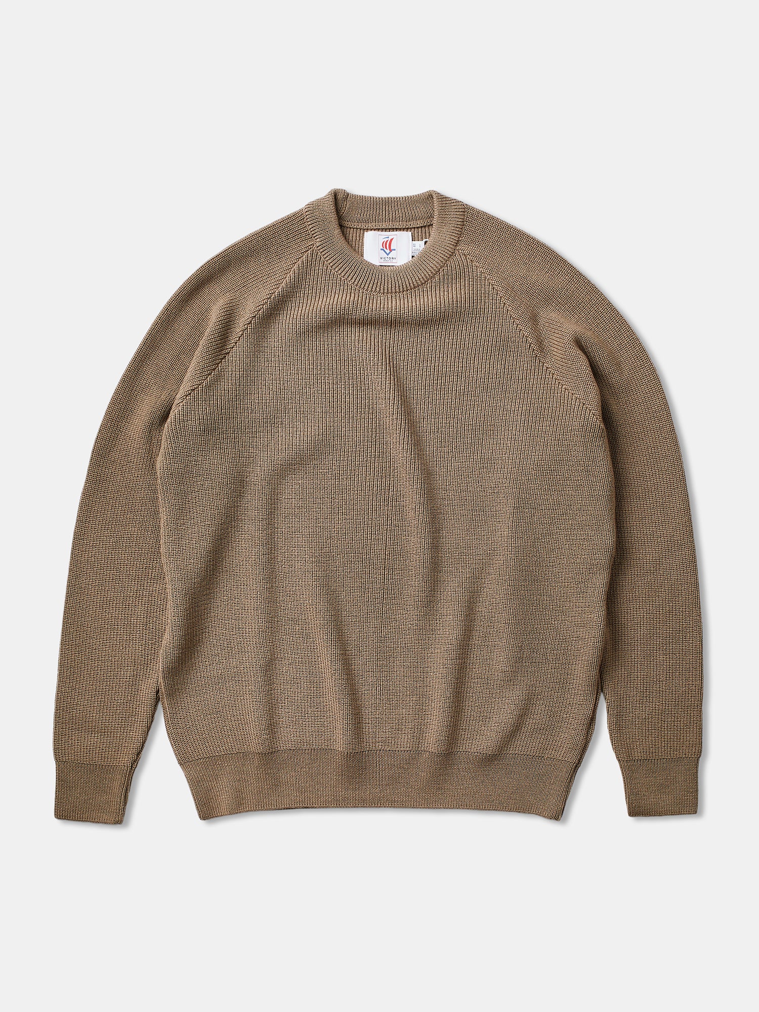 Victory Essentials VE Walden Crew Knit Knit Stone