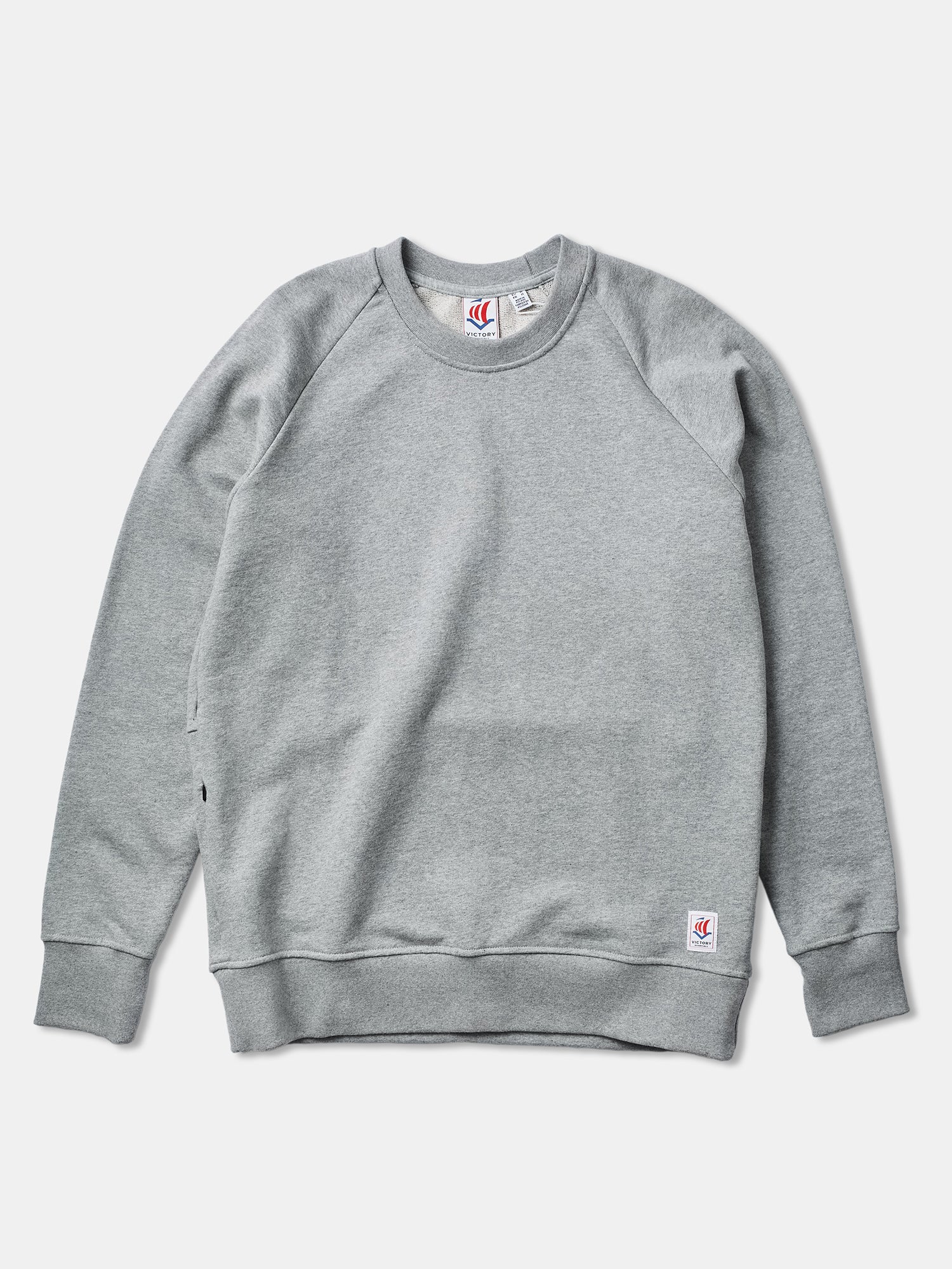 Victory Essentials VE Zayn Crew 400 Sweatshirts Grey Melange