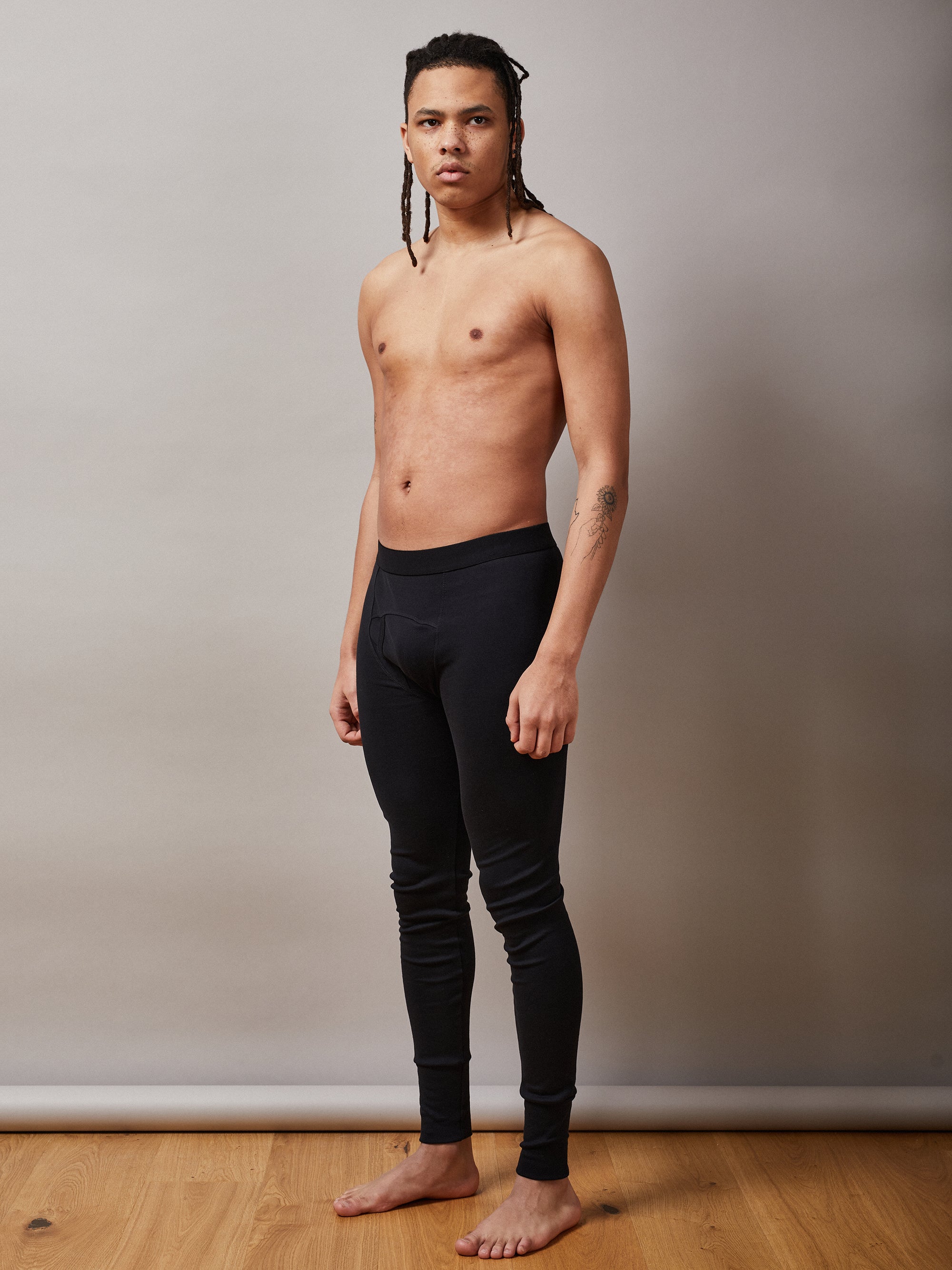 VE Travis Longjohns 200 Black Victory Essentials